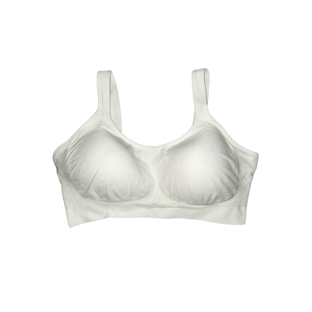 Truekind Women's Everyday Throw On Wireless Bralette Size: 3X Intimate Basic
